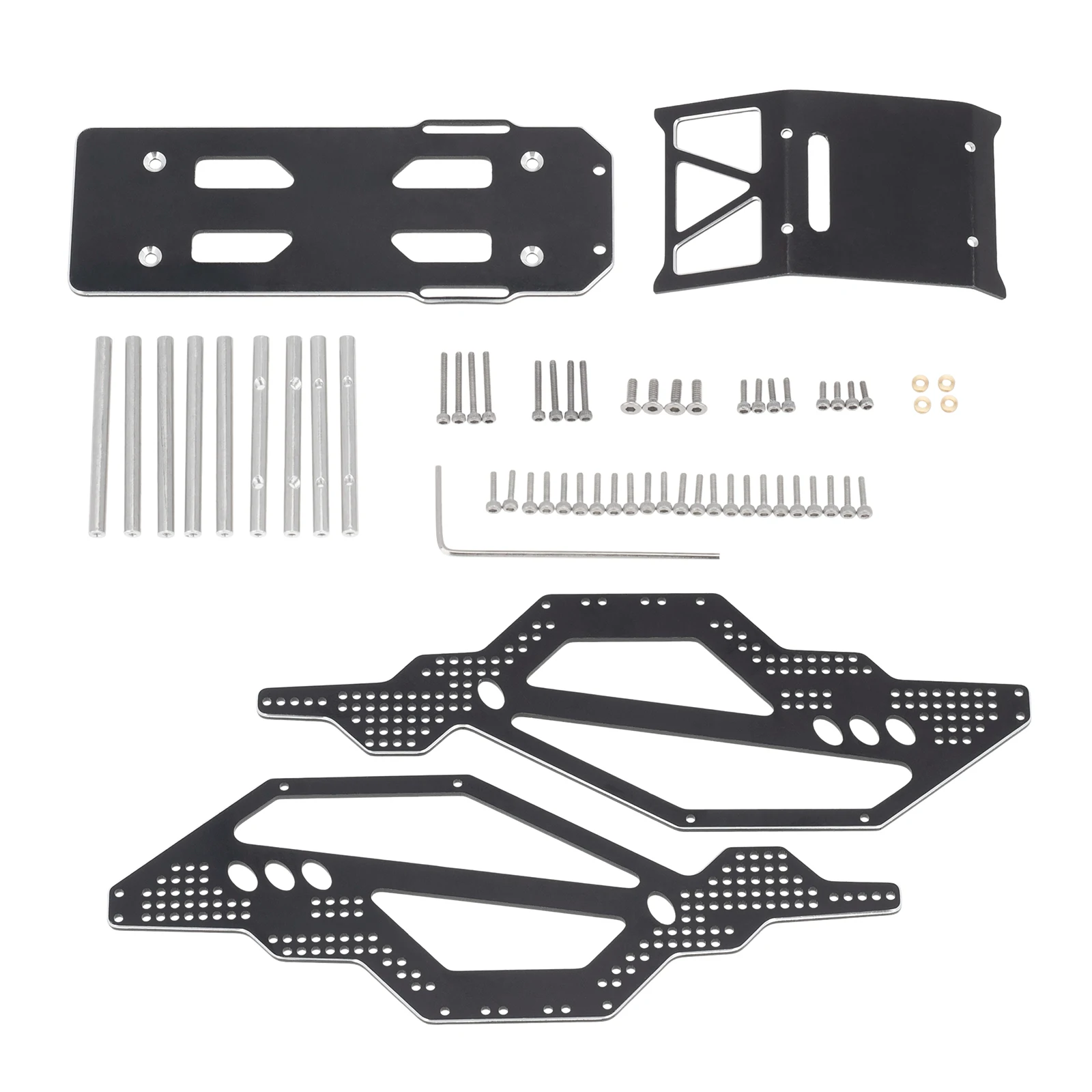

RC Chassis Frame Body Kit Parts Fit for Axial SCX24 1/24 RC Rock