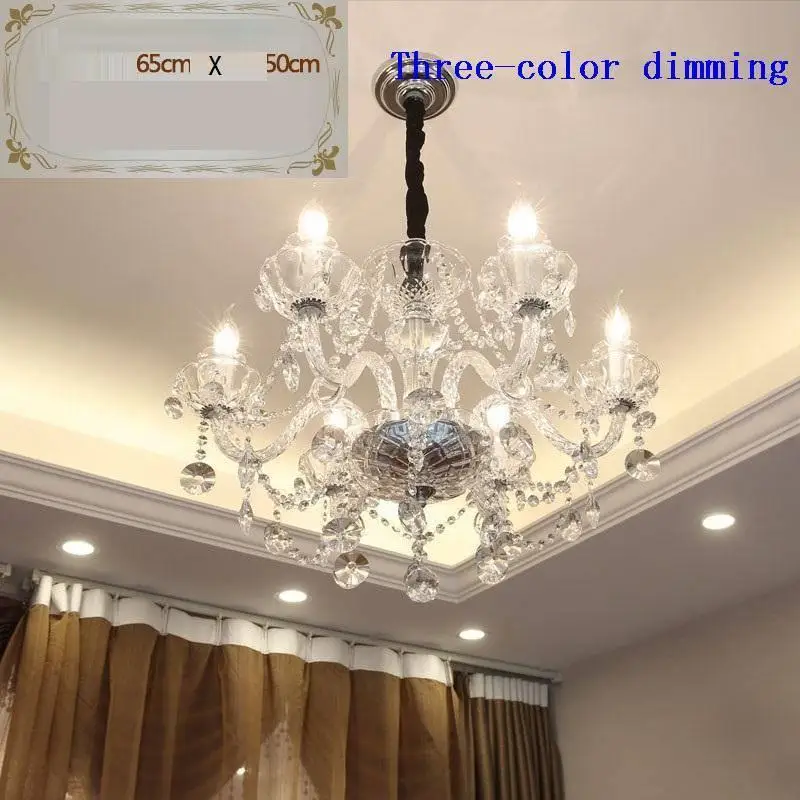 

European Crystal Industrial Decor Lustre E Pendente Para Sala Jantar Deco Maison Lampara De Techo Colgante Moderna Hanging Lamp