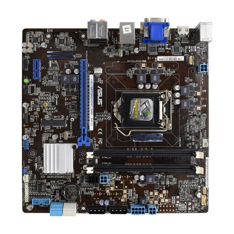 Asus H81/M70AD/DP_MB 1150 M70AD PC системная плата H81 m-atx комплект материнской платы для