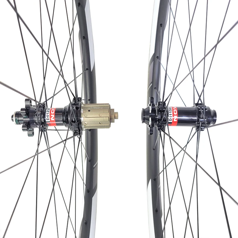 1243g 27.5er 650B MTB XC 30mm hookless tapeless carbon wheelset Novatec D411SB D412SB | Спорт и развлечения