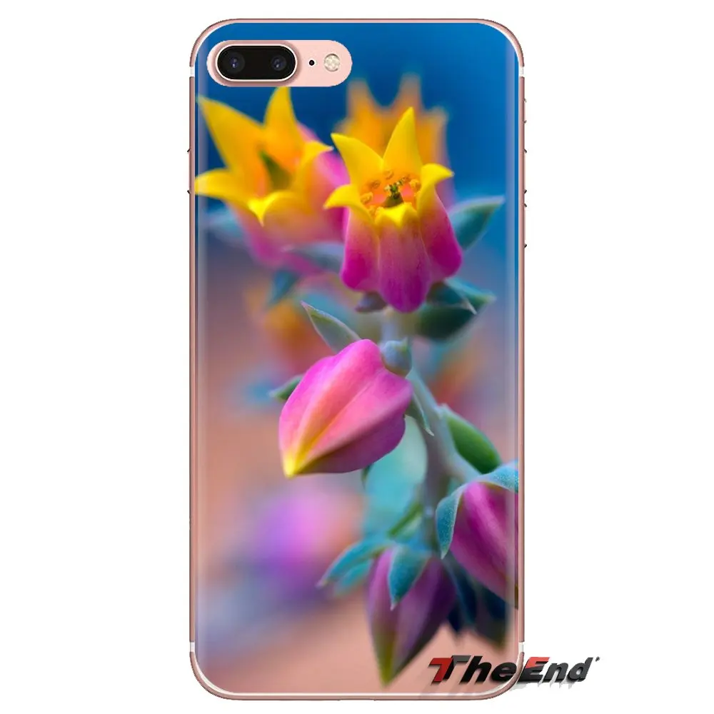 Для samsung Galaxy S2 S3 S4 S5 MINI S6 S7 edge S8 S9 Plus Note 2 3 4 5 8 Coque Fundas розовый цветок голубое небо HD