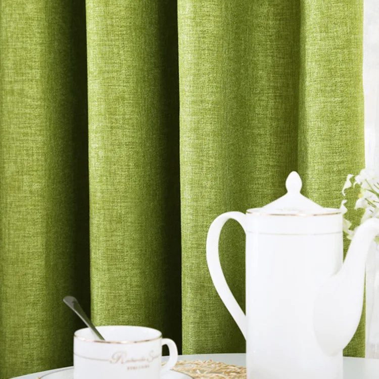 Черный цвет высокое затенение чистый оттенок занавеска спальня гостиная ткань