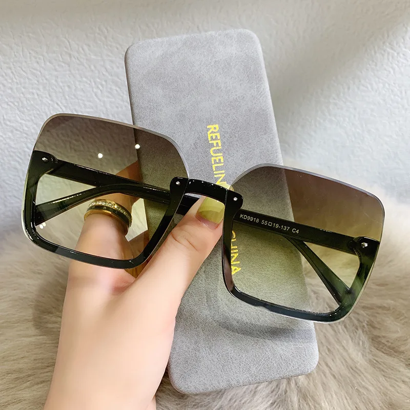

Polarized Optical Magnetic Sunglasses Fashion Square Sunglasses Women's Goggles UV400 Sunscreen High Quality