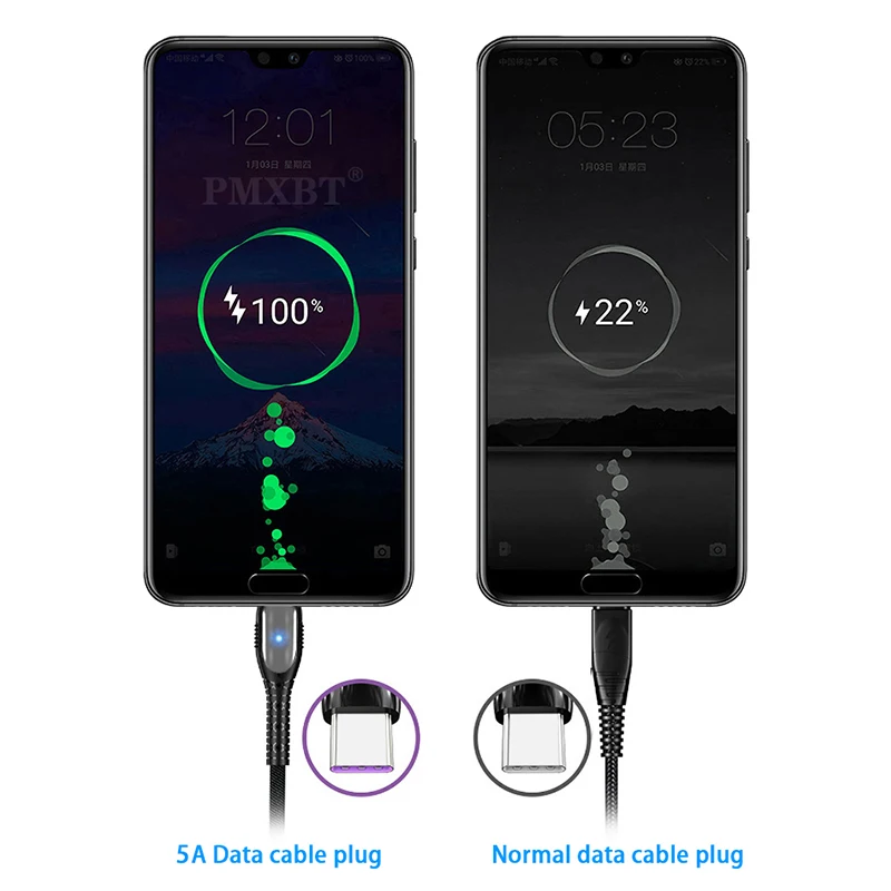 5А USB C кабель QC 4 0 3 SCP зарядное устройство для Huawei P40 P30 Mate 30 20 Pro Supercharge Быстрая