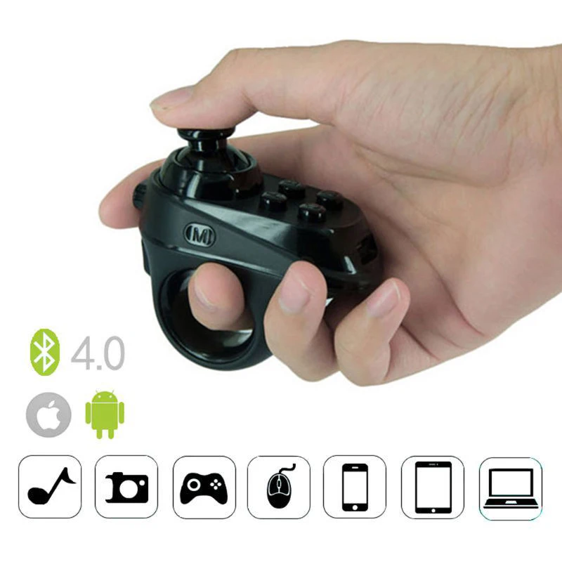 

R1 Ring Shape 3D Bluetooth-compatinle 4.0 VR Controller Wireless Gamepad Joystick Gaming Remote Control For IOS Android Phone