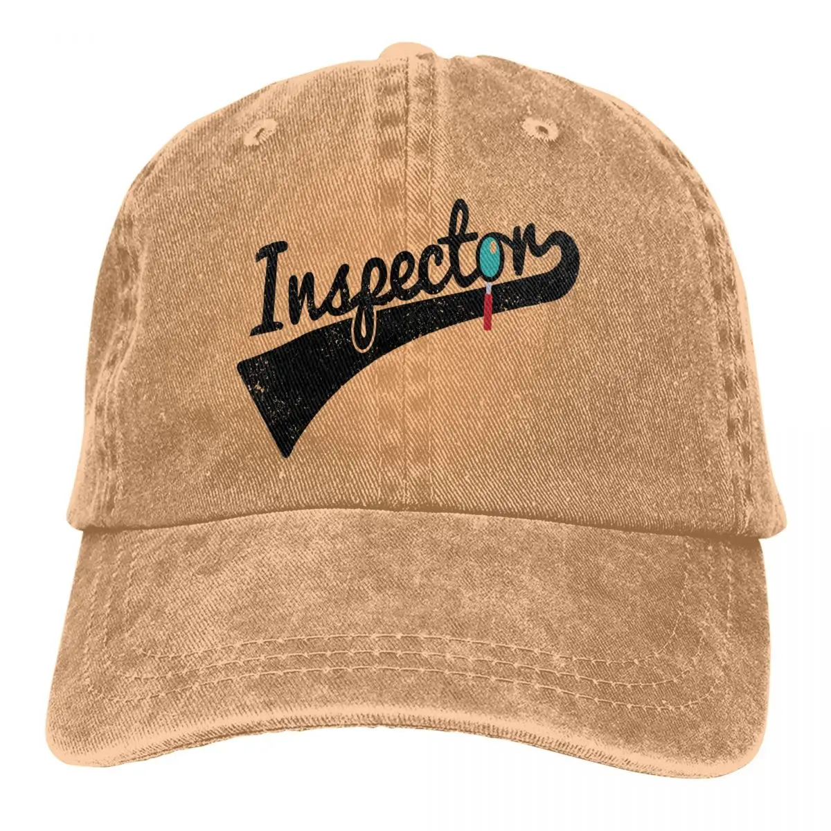 

Черная бейсболка с увеличительным стеклом, мужские шапки для женщин и мужчин, Снэпбэк Кепка с защитой козырька, инспектор, гаджет, пэньни, ан...