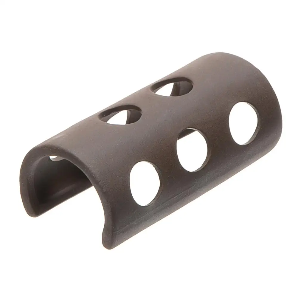 Аквариумное украшение для аквариума Saim белое керамическое полукруглое