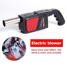 2021 Portable Handheld Electric BBQ Fan Air Blower for Outdoor Camping Barbecue Picnic BBQ Cooking Tool Grill Accessories