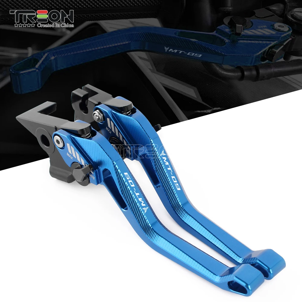 Рычаг сцепления с ЧПУ для YAMAHA регулируемый тормоз логотипом и рычагом MT09 MT 09 2014 2015