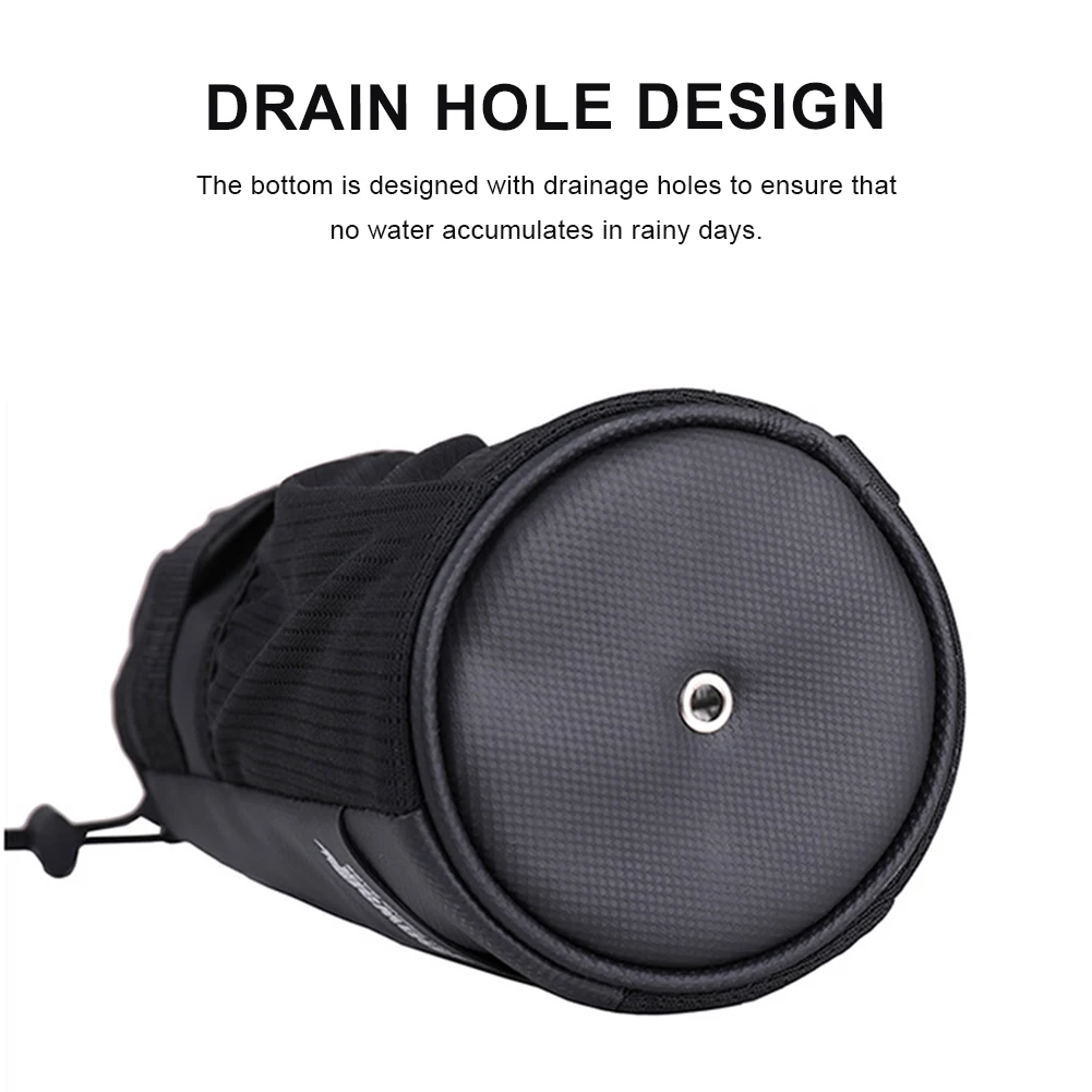 

Bicycle Bag Cycling Water Bottle Carrier Pouch MTB Bike Insulated Kettle Bag Riding Handlebar Bag Bicycle Use Touring Parts