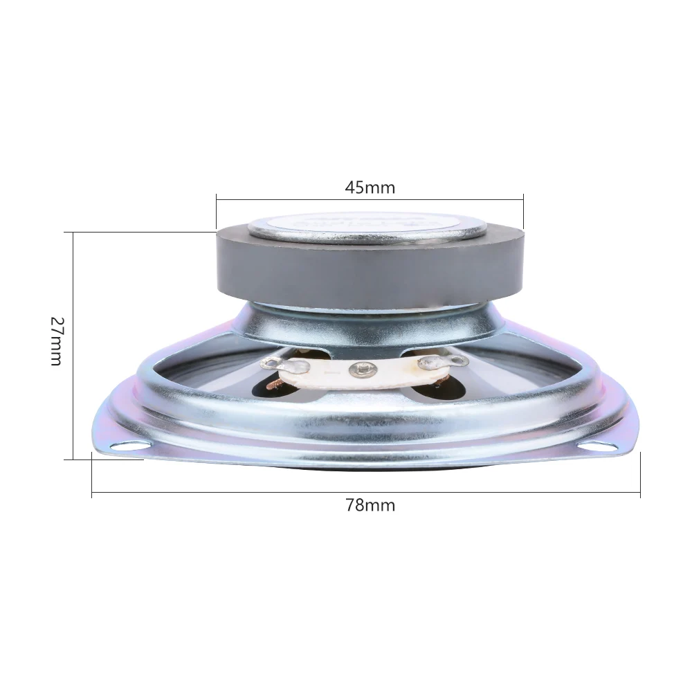 AIYIMA 2Pcs 3 Inch Full Range Speakers 8 Ohm 5W 78MM Square Portable Audio Speaker Unit Amplifier Home Sound Theater Loudspeaker - купить по
