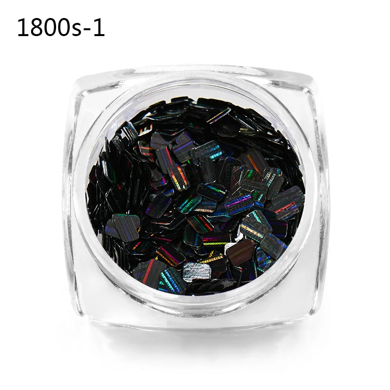 W4860 Mtssii 1 коробка лист хлопья ногтей блестящая голографическая палитра блесток для ногтей падение кленовый лист форма блеск для украшения ногтей - Цвет: W4860