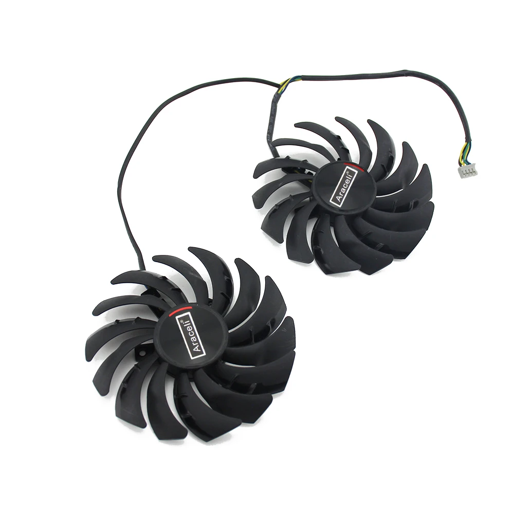 Вентилятор охлаждения для игровой видеокарты MSI Radeon RX 5600 5700 XT 2 шт./лот PLD10010S12HH RX5700