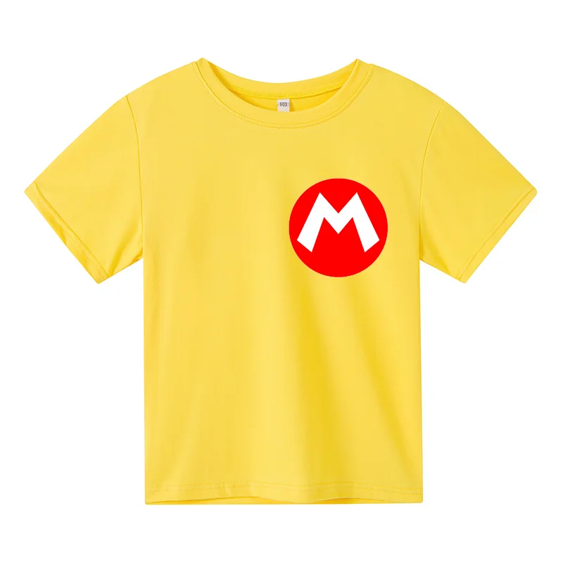 

Classic Video Game Short Sleeve T-shirt for 4-12 boys and girls, Children's Clothing , 2021 Cotton New Fashion Kids Clothes