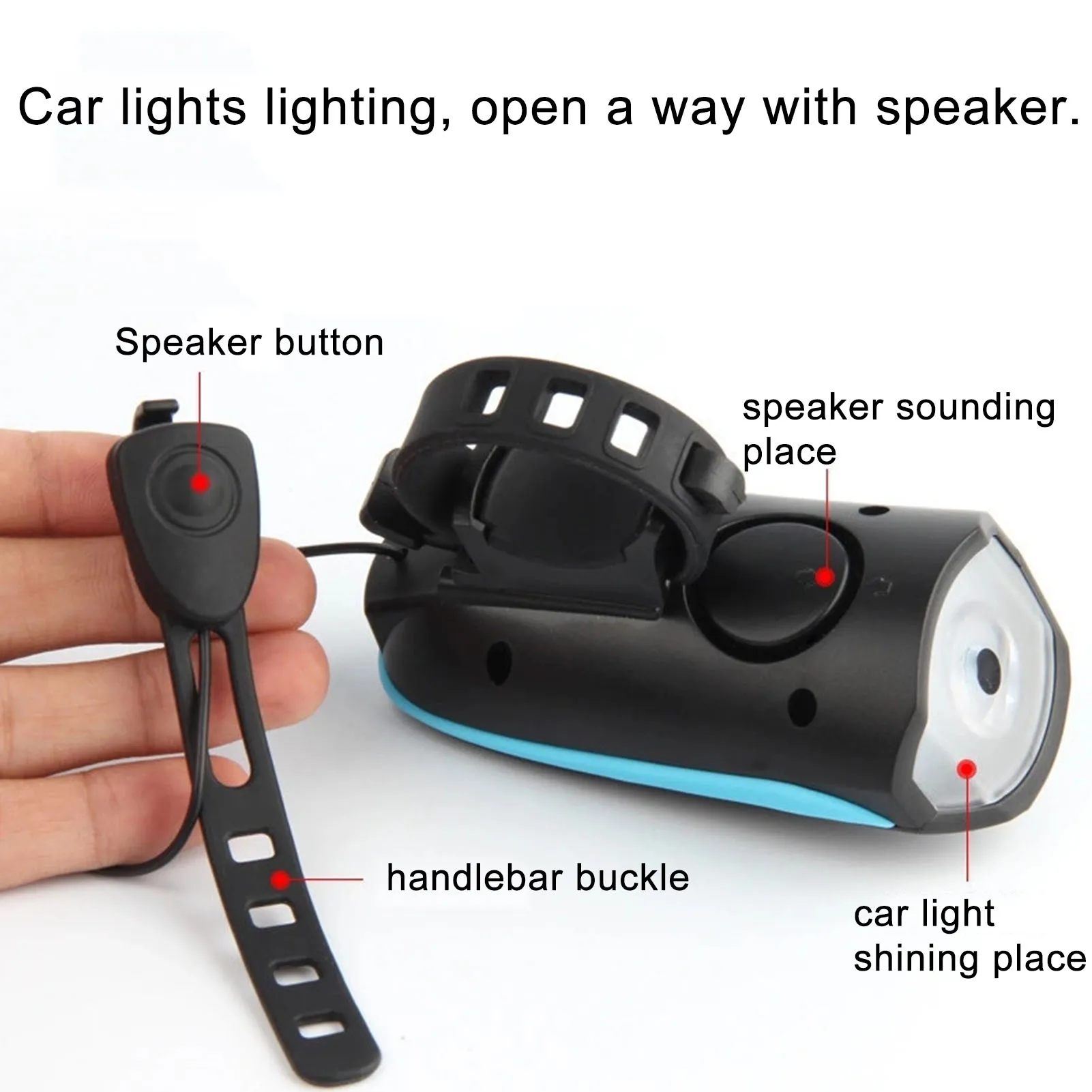 Фсветильник велосипедный 2 в 1 с зарядкой по USB | Спорт и развлечения