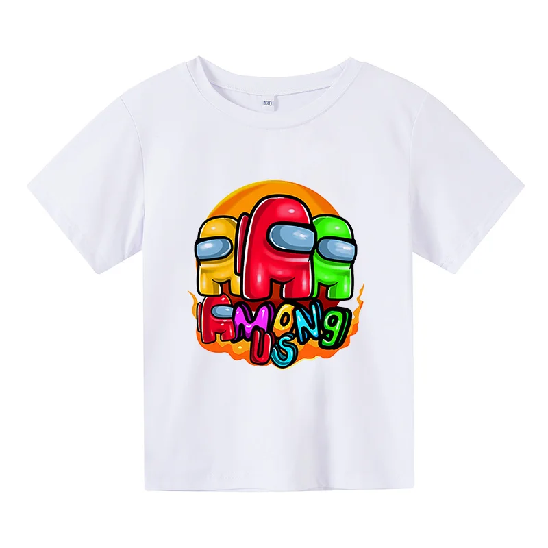 

2021 Summer Boys Girls Short Sleeve Streetwear 3D Printed T-shirt Children's Clothing Fashion Casual Personalized Top T-shirt