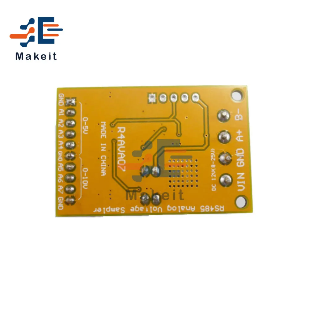 R4AVA07 с протоколом Modbus RTU ptz камеры 7 канал Напряжение аналоговые коллектор модуль