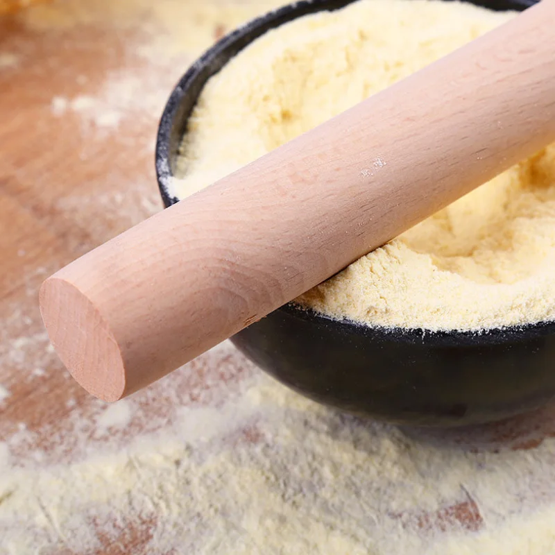 Деревянная Скалка со шкалой кухонный инструмент для выпечки тестовалик формы