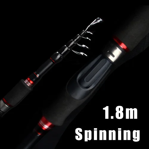 

Carbon Telescopic Fishing Rod Casting Spinning Short Section Portable Feeder Jigging Pole 1.8m 2.1m 2.4m 2.7m 3m Gear Olta Tool