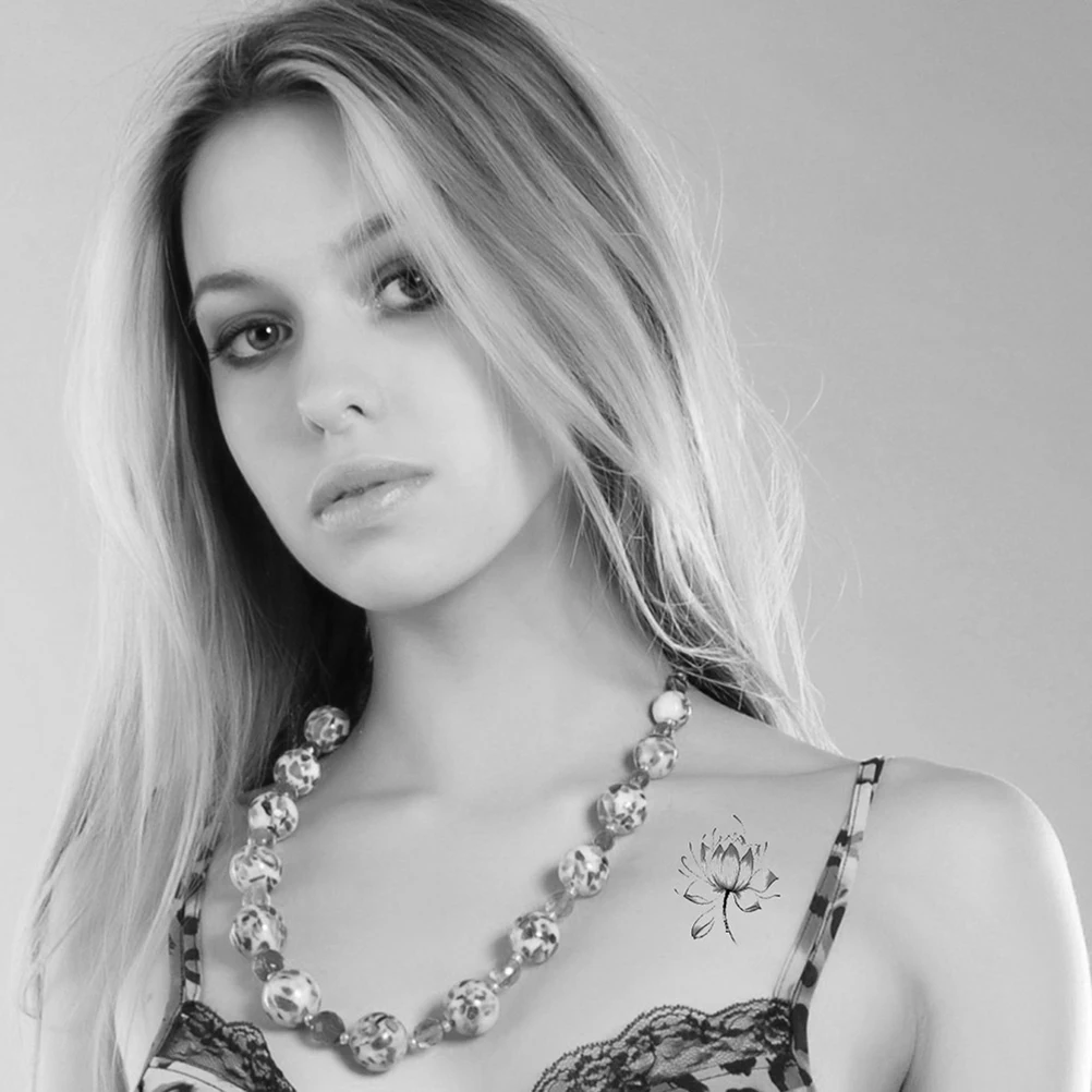 Водостойкие поддельные тату наклейки 1 шт. для временного с переводом воды