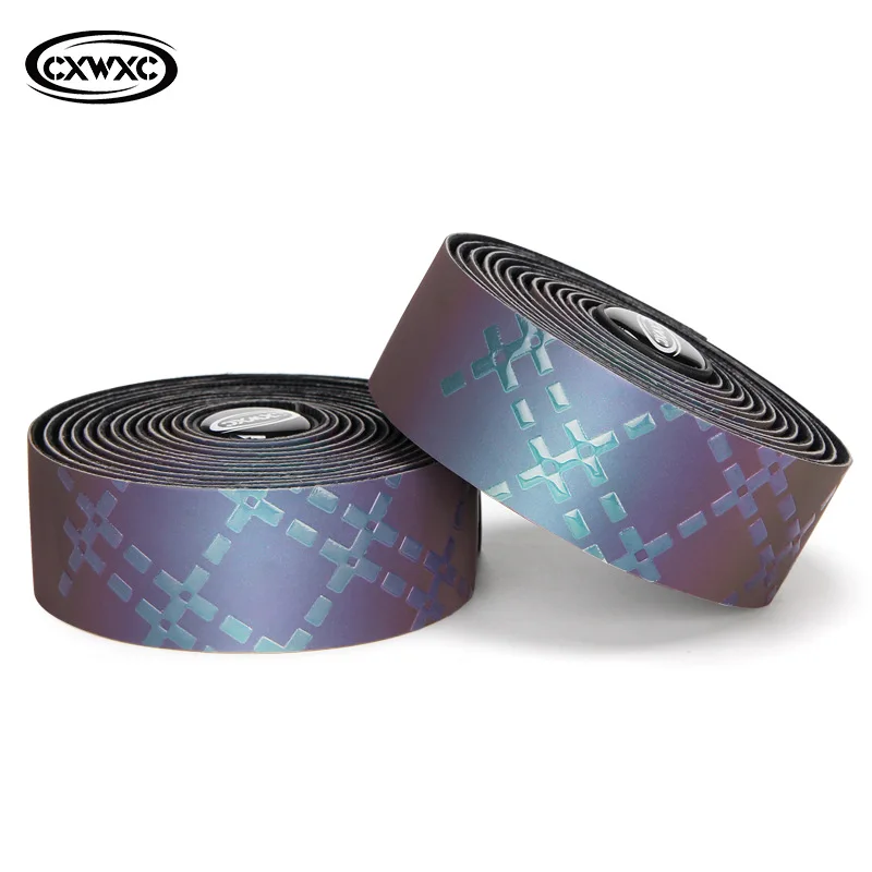 

2200x30x2.2mm Road Bike Handlebar Grip Cover Gradient Color-Changing Dead Speed Bicycle Handlebar Grips Strap Cycling Accessorie