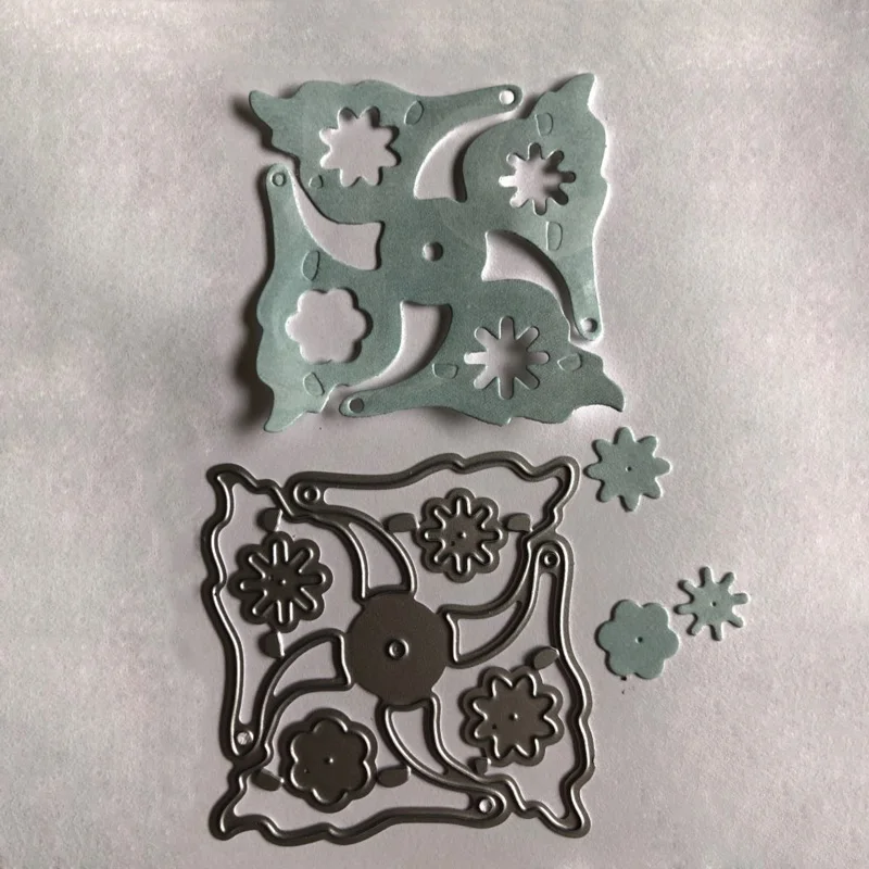 Новинка 3D ветряная мельница цветок Спиннер металлические штампы трафарет Сделай