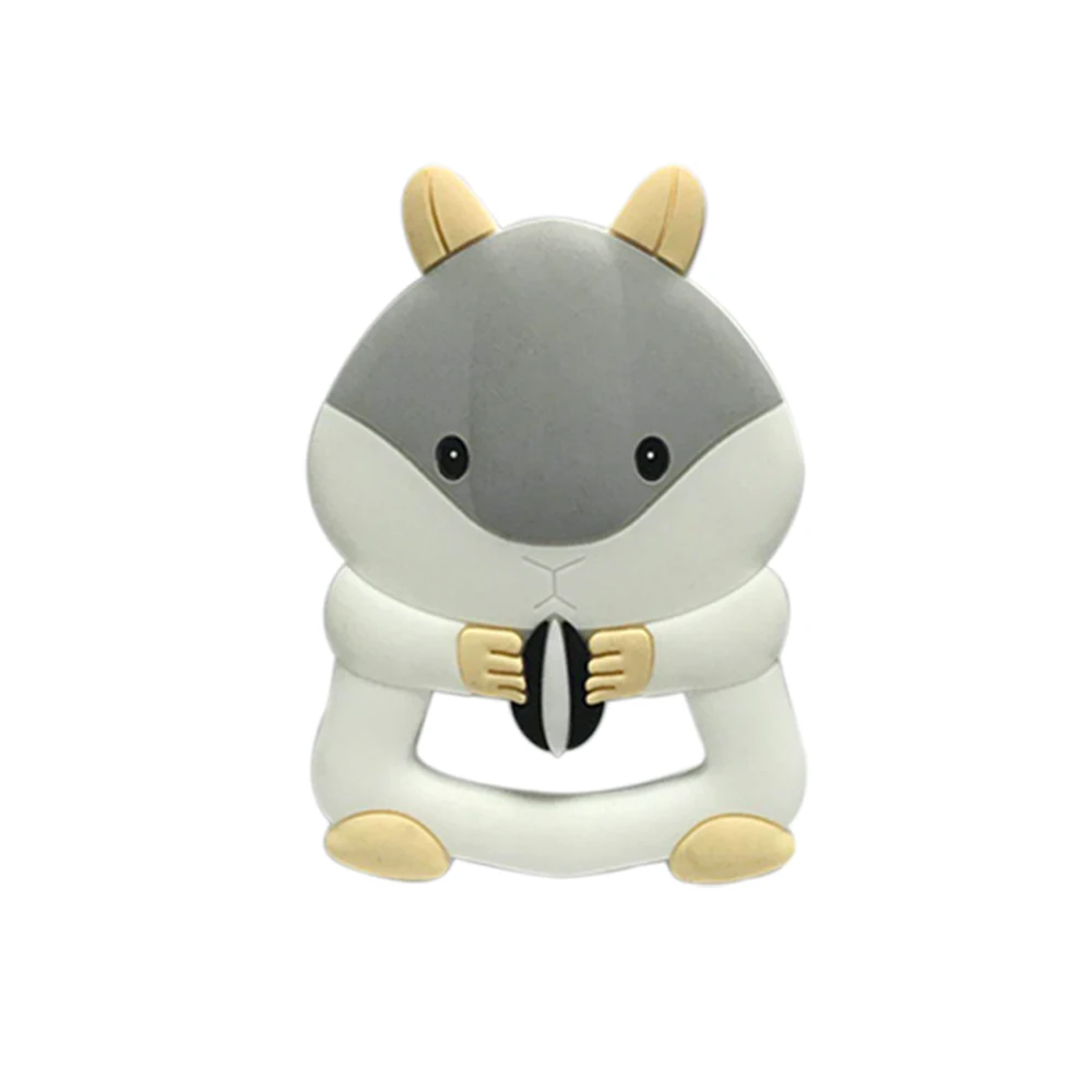 1 шт. животных силиконовый Прорезыватель игрушки ожерелье аксессуары для