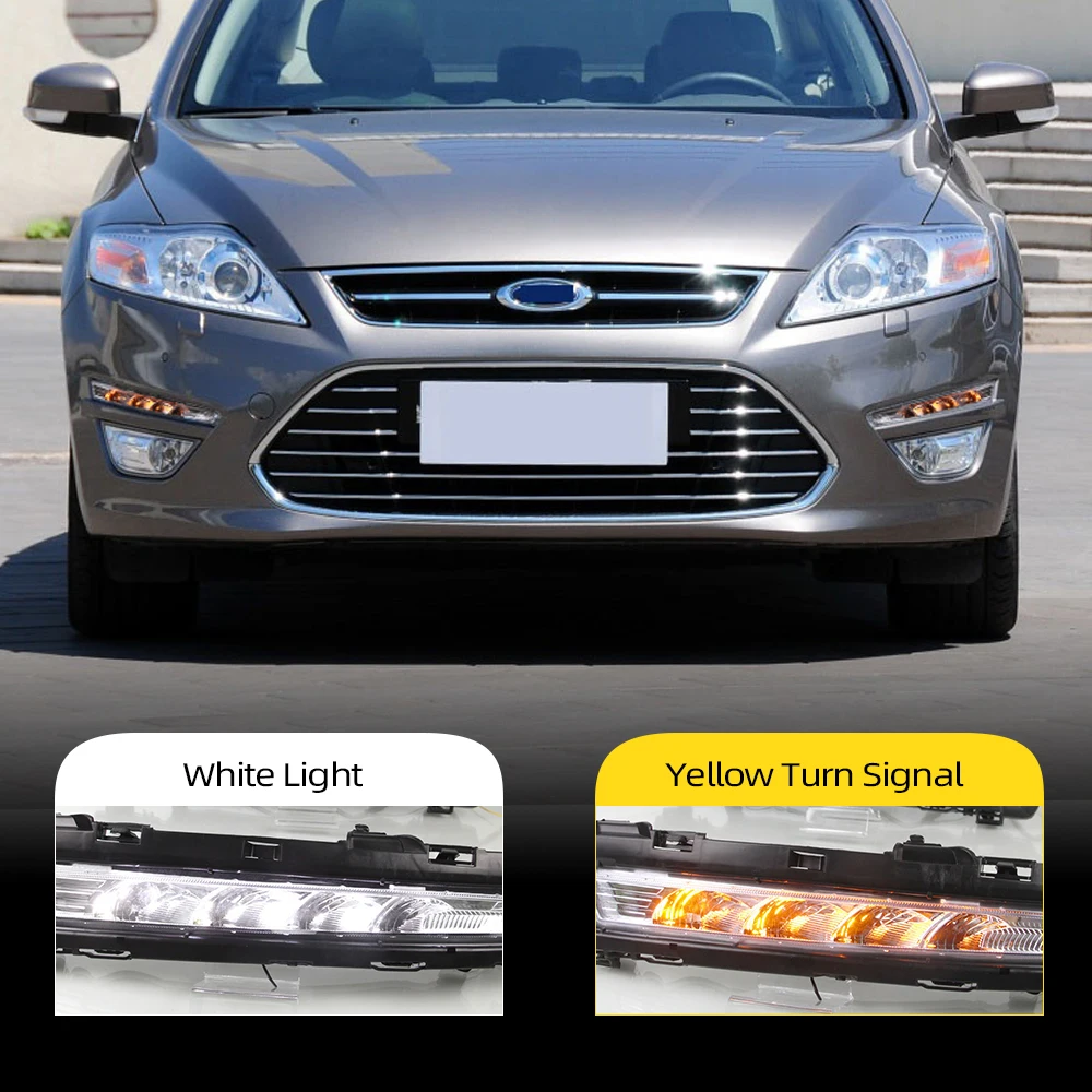 CSCSNL 1 комплект DRL дневные ходовые огсветильник для Ford Mondeo Fusion 2011 2012 2013