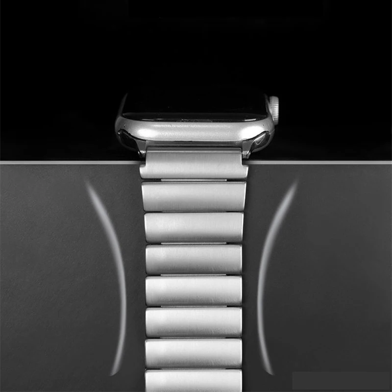 Titanium Strap for Apple Watch Band 44mm 42mm 40mm 45mm 49mm Titanium Watchband for iWatch 7 6 5 4 3 2 1 Watch Ultra Accessories