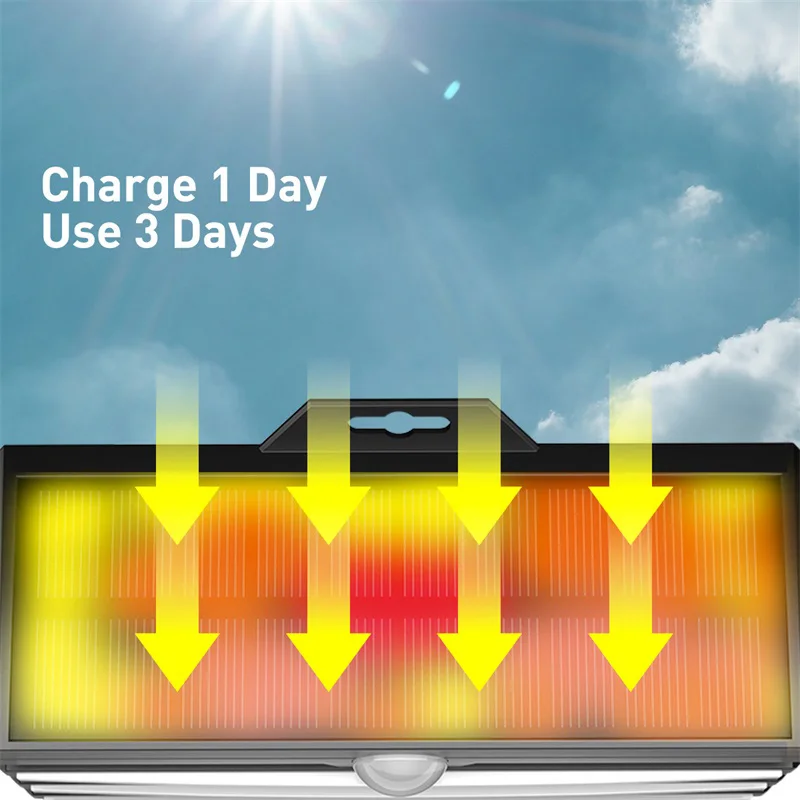 Светодиодный уличный садовый светсветильник льник Baseus на солнечной батарее