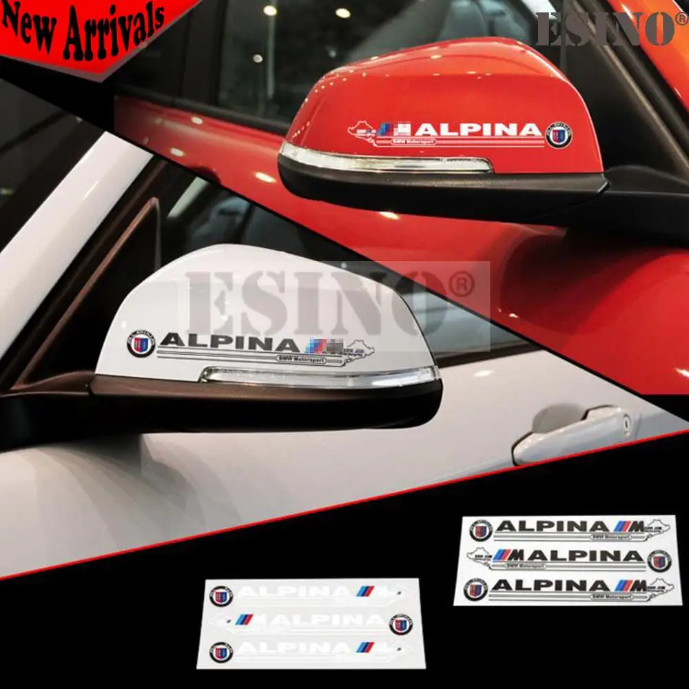 

300 x Новый универсальный Стайлинг автомобиля зеркало заднего вида декоративные виниловые наклейки креативные автомобильные наклейки для BMW...