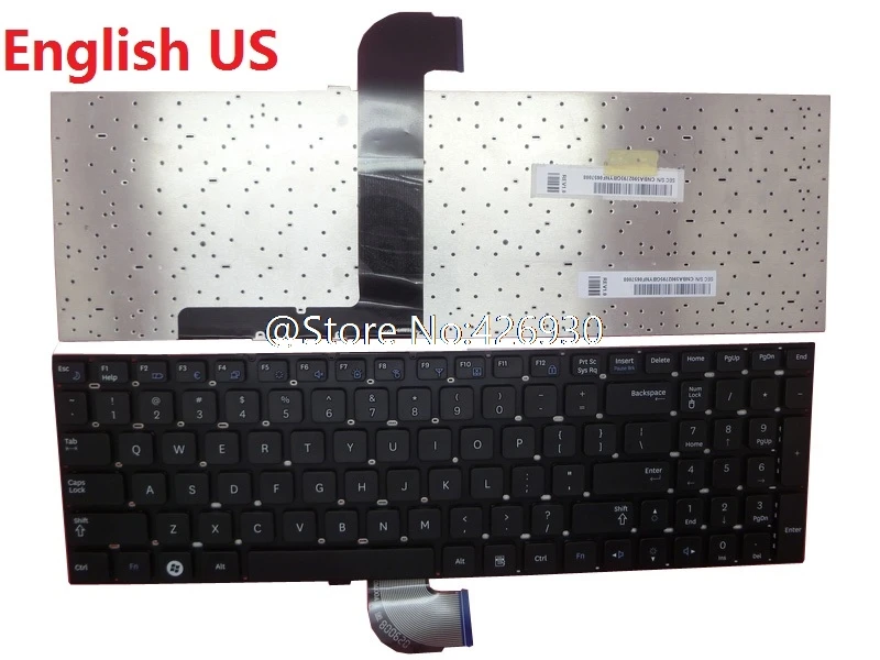 Клавиатура для ноутбука Samsung RF510 RF511 QX530 RC530 английский США Венгрия HG HU Swiss SW
