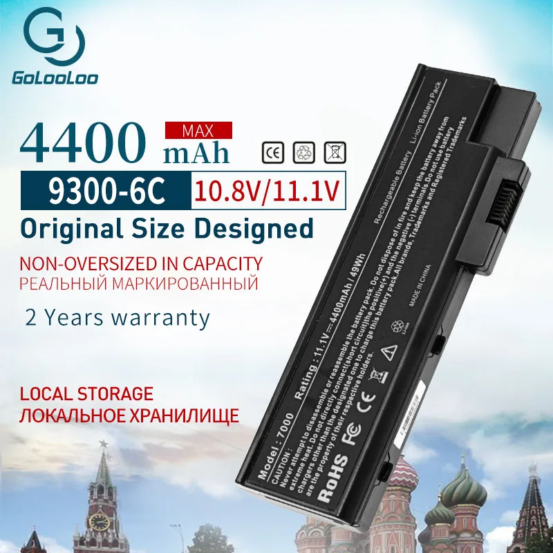 

Laptop Battery For Acer TravelMate 2460 4210 4220 4270 4670 5100 5110 5600 5610 5620 7510 BT.00803.014 BTP-BCA1 LC.BTP01.013