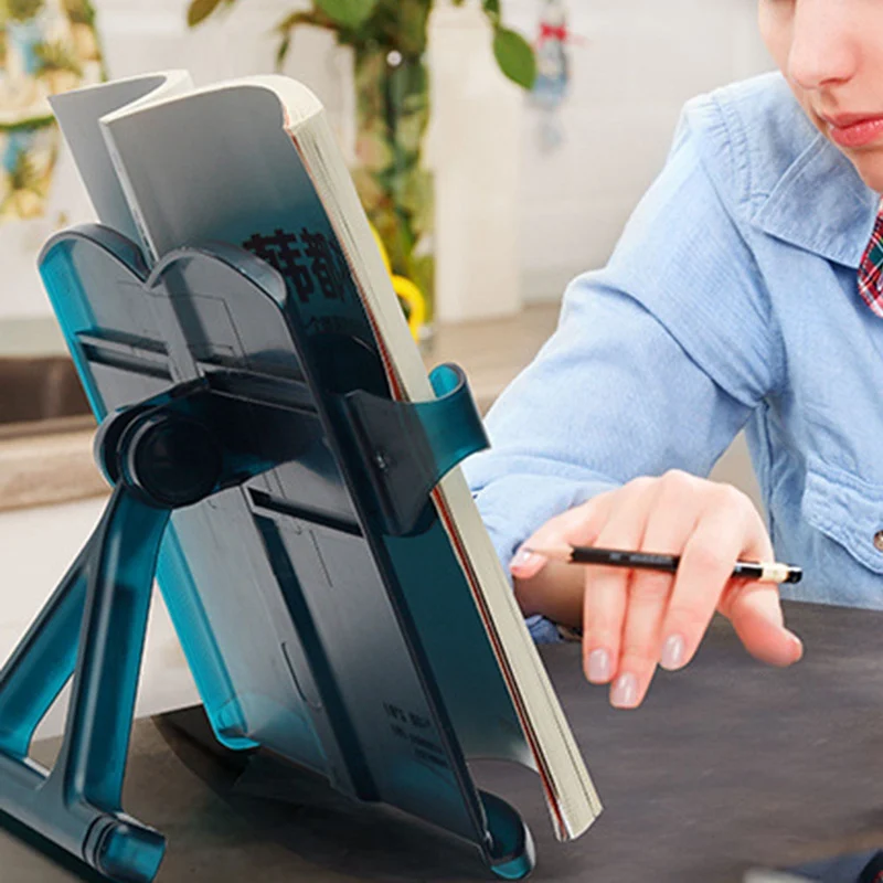 Music Score Recipe Bookend - Portable Folding Phone Stand with Anti-Skid Pad for Reading Books, Tablets, and Organizing image 2