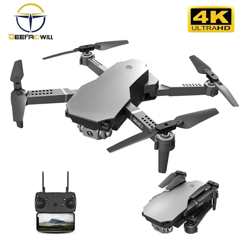 2021 Дрон 4k HD широкоугольная камера Профессиональный 4K WiFi Fpv двойная Квадрокоптер в