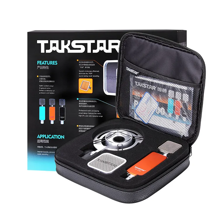Микрофон Takstar PC-K700 для записи с звуковой картой ICON Upod Pro в комплекте Аудиокабели |