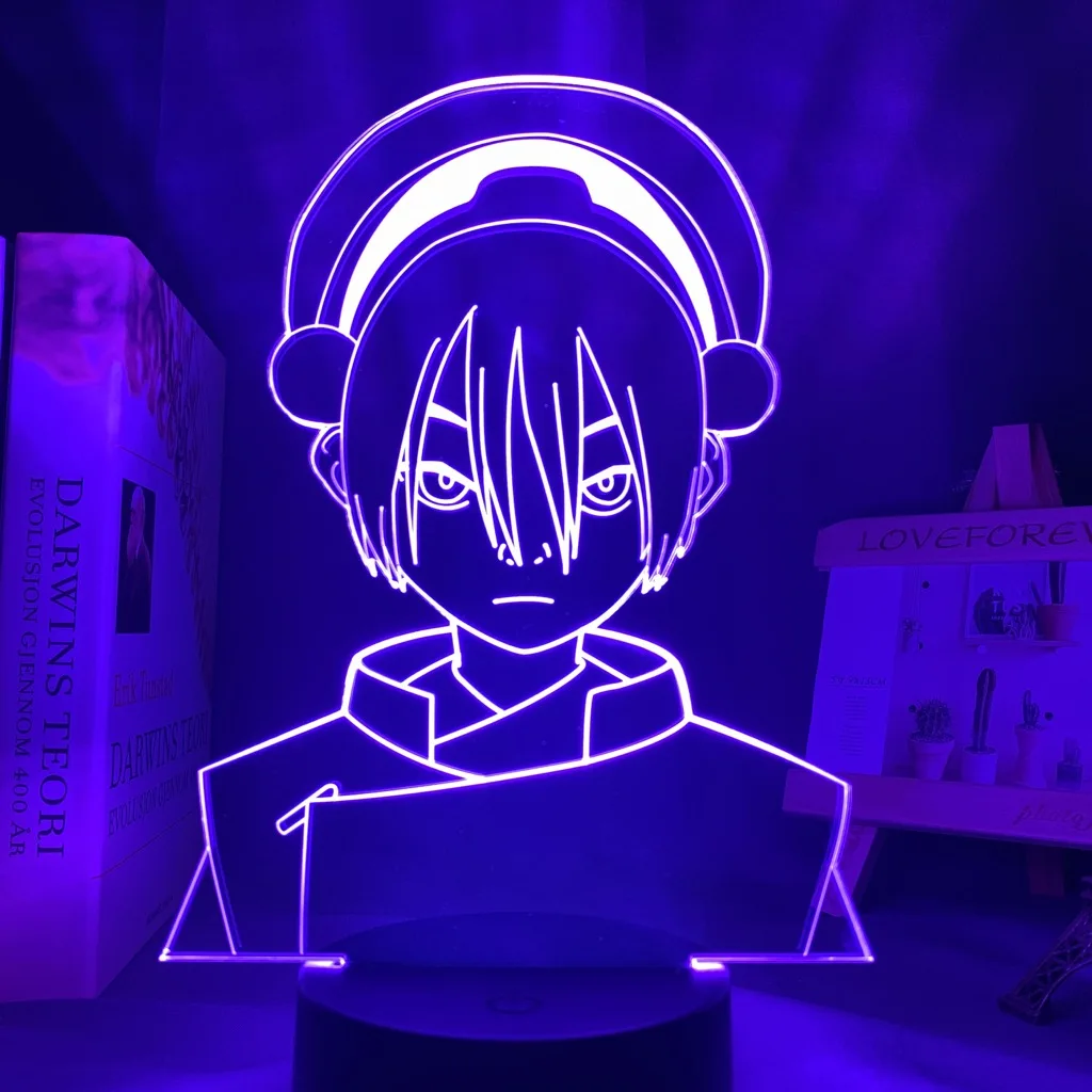 

3D Lights Avatar The Last Airbender Toph Beifong for Home Decor Birthday Gift Led Night Light Avatar Room Decor Lamps