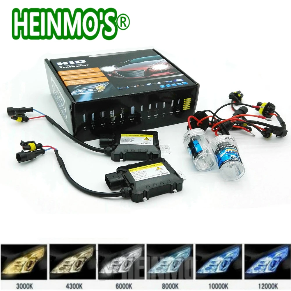 55 Вт ксеноновая Автомобильная фара H7 H4 H1 H3 H11 9006 9005 880 комплект для