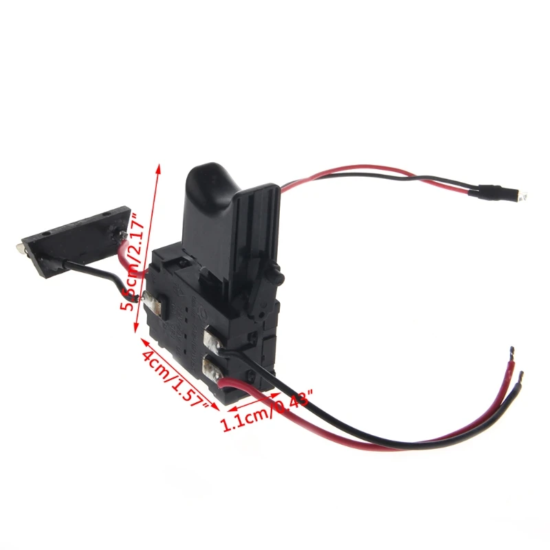 Пыленепроницаемая электрическая дрель кнопочный переключатель с контролем