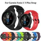 Новые 22 мм спортивные силиконовые часы браслет ремешок для Garmin Forerunner 945 935 Fenix 5 Plus Fenix 6 замена Браслет мягкий