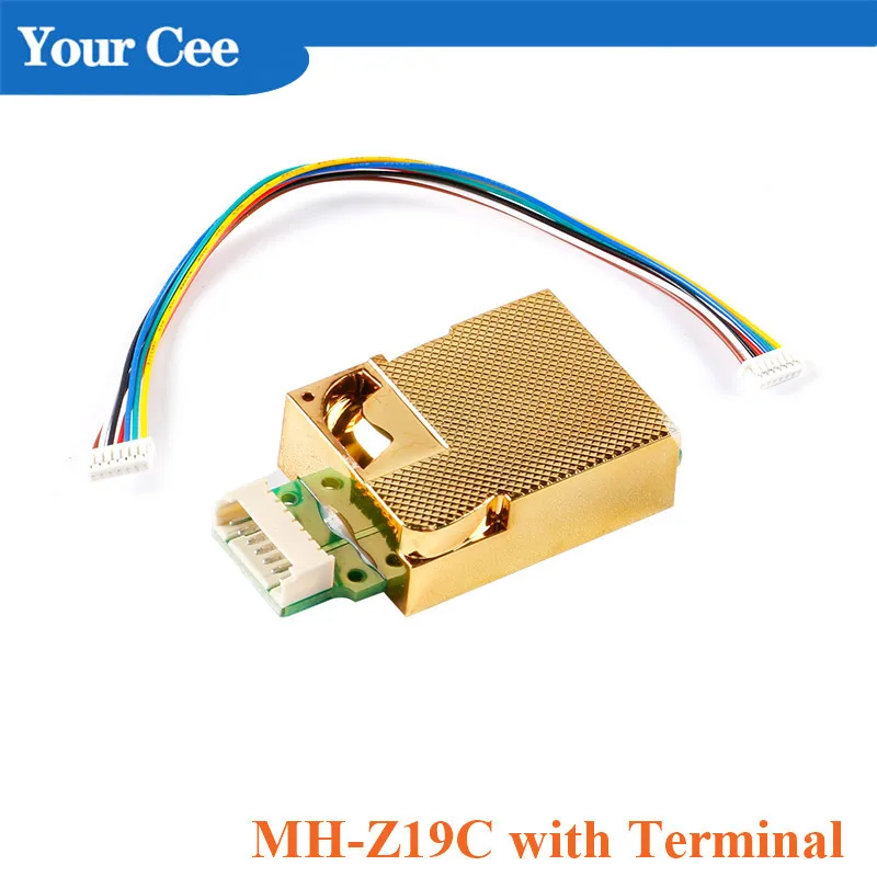 Модуль инфракрасного датчика MH-Z19 MH Z19C Z19D цифровой NDIR для контроля CO2 400-5000ppm UART
