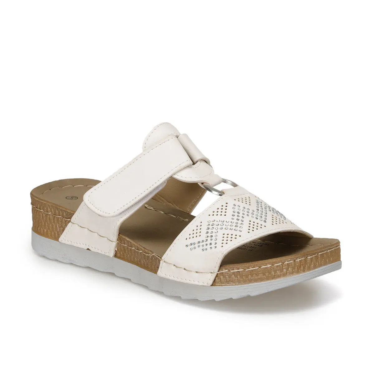 FLO/Новинка 2020 года Женская обувь черного цвета Шлепанцы Летние пляжные сандалии