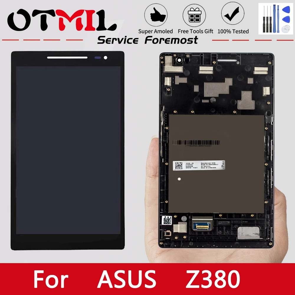ЖК-дисплей OTMIL для Asus Z380c сменный сенсорный экран в сборе Zenpad 8 0 Z380 Z380C Z380CX Z380KL
