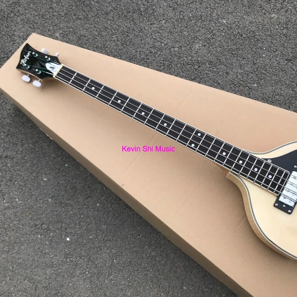 Натуральный бас-гитара Hofner hofner BB2 электрический бас Пламя клен корпус Hofner BB2 бас hofner bass гитара