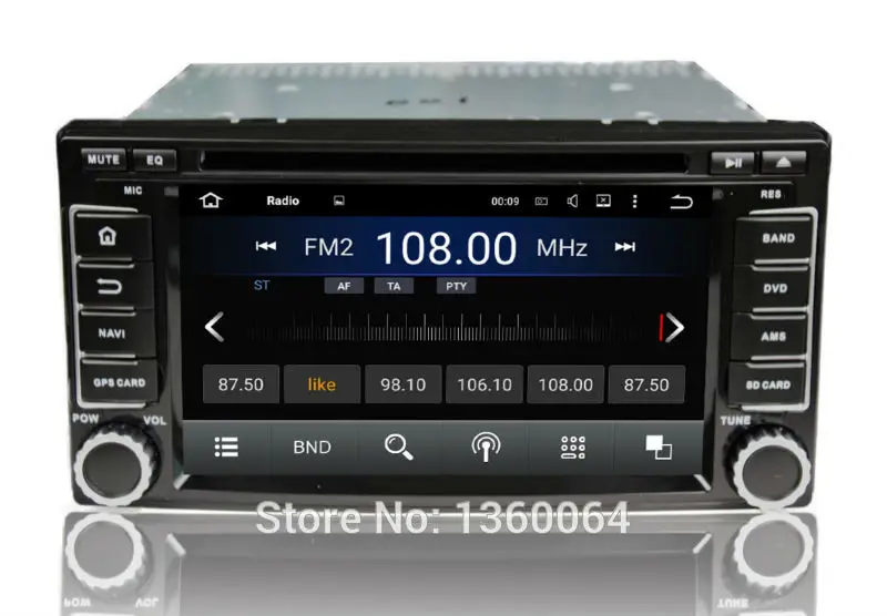 ROM 16 Гб четырехъядерный Android 5.1.1 автомобильный стерео радио 5 1 DVD GPS для Subaru Forester