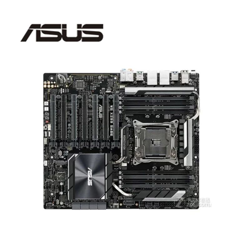 Оригинальная X299 материнская плата для ASUS WS X299 SAGE DDR4 LGA 2066 USB3.1 настольная материнская плата
