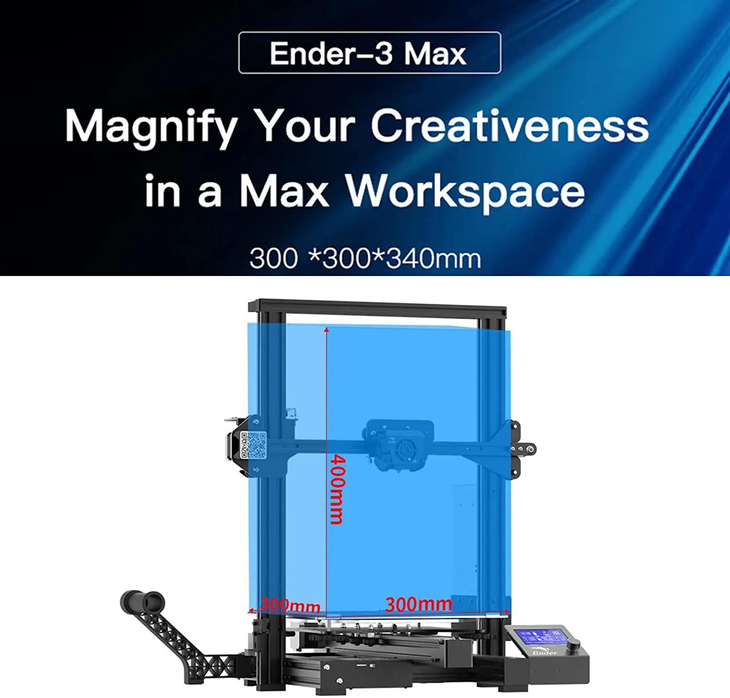 Creality Ender 3 Max Модернизированный 3D-принтер большой объем сборки Высокая точность