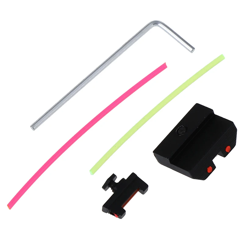 Красный волоконно-оптический передний вид черный задний набор для стандартной