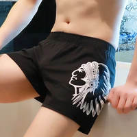 mens underwear fashion summer loose boxer plus sized cotton lard bucket short trunks boxer arrow pyjama bottoms head