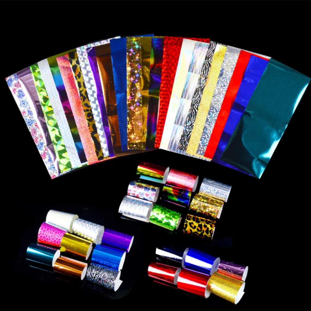 24 листа мерцающие лазерные наклейки|Стикеры и наклейки| |